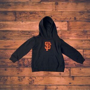 5 for $25🔥Outer Stuff San Fransisco "SF" Black Hooded Pullover Sweatshirt 3T